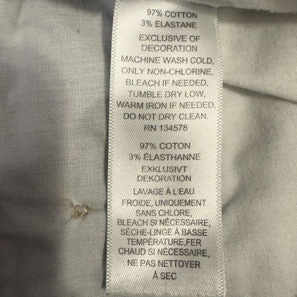 Vineyard Vines Pants Mens 30x32 Blue Embroidered Chino Holiday Christmas Trees - Picture 9 of 9